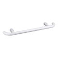 Mâner pentru ușă 70 x 4 cm, inox/alb
