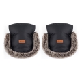 Mănuși pentru cărucior PETITE&MARS FURRY Forever Black