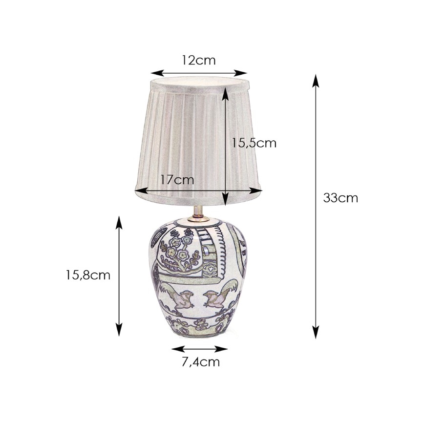 Markslöjd 104999 - Lampă de masă GÖTEBORG 1xE14/40W/230V