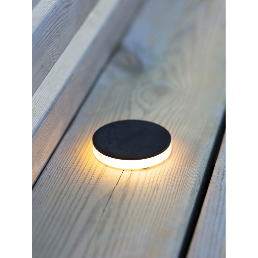 Markslöjd 106935 - Corp LED încastrat pentru exterior GARDEN24 LED/3W/24V IP44, negru