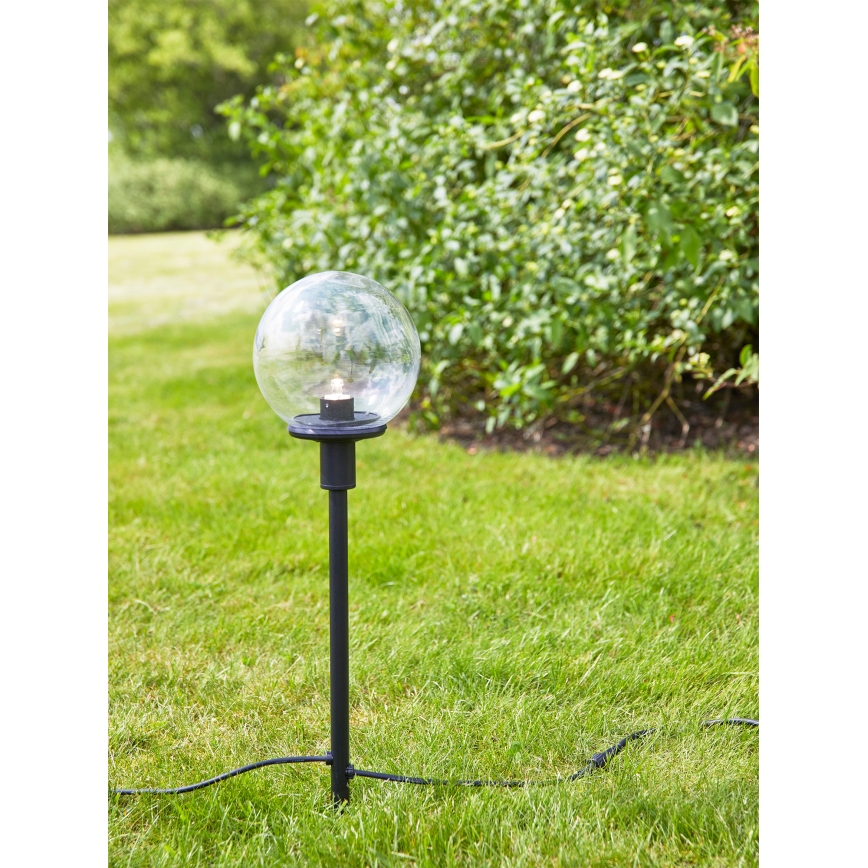 Markslöjd 107283 - Lampă LED de exterior GARDEN24 LED/3W/24V 60 cm IP44 neagră/clară