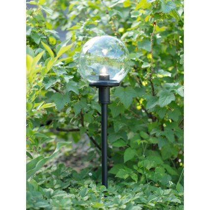 Markslöjd 107283 - Lampă LED de exterior GARDEN24 LED/3W/24V 60 cm IP44 neagră/clară