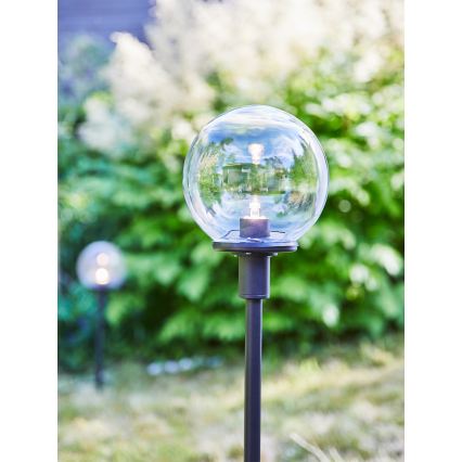 Markslöjd 107283 - Lampă LED de exterior GARDEN24 LED/3W/24V 60 cm IP44 neagră/clară