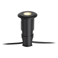 Markslöjd 107284 - Corp de iluminat LED încastrat pentru exterior GARDEN24 LED/0,8W/24V IP44 negru
