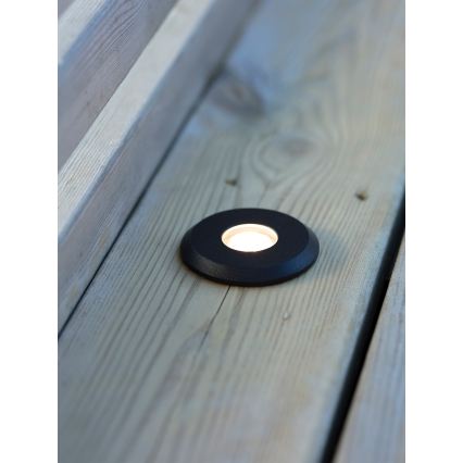 Markslöjd 107285 - Corp LED încastrat de exterior GARDEN24 LED/3W/24V IP44 negru