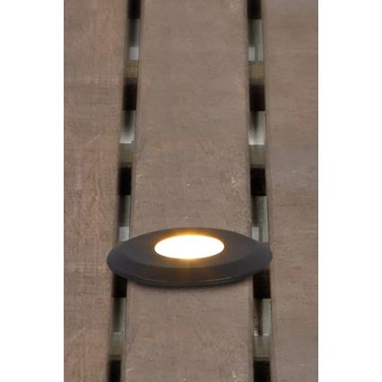 Markslöjd 107285 - Corp LED încastrat de exterior GARDEN24 LED/3W/24V IP44 negru