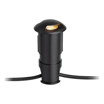 Markslöjd 107289 - Corp de iluminat LED încastrat pentru exterior GARDEN24 LED/0,8W/24V IP44 negru