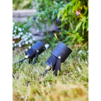Markslöjd 107291 - Lampă LED de exterior GARDEN24 LED/15W/24V IP44 neagră