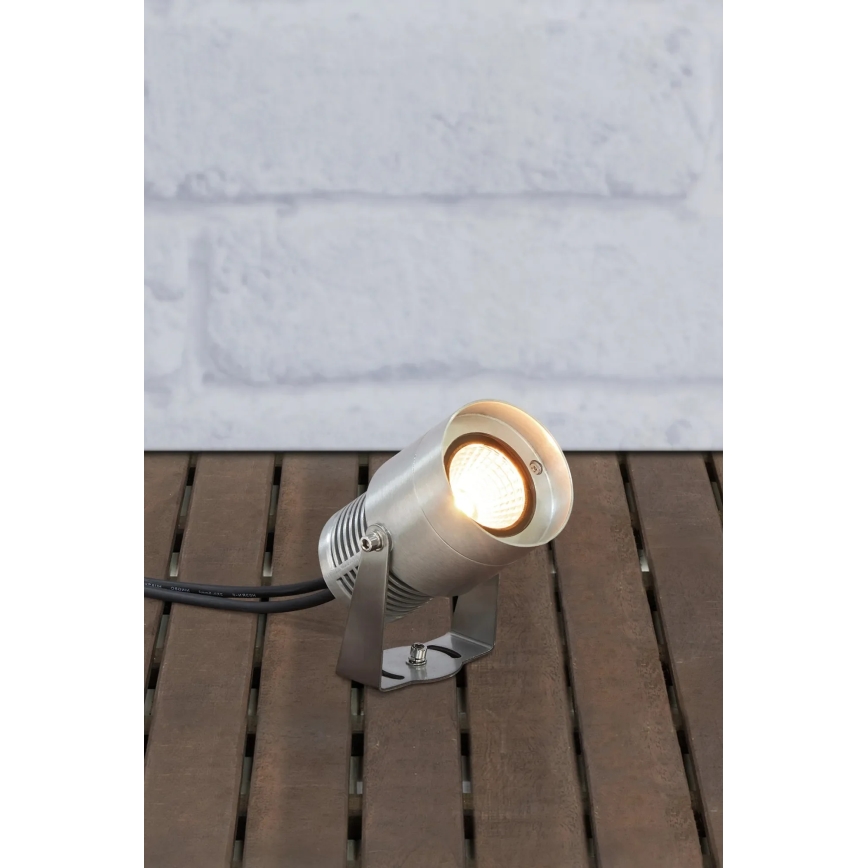 Markslöjd 107713 - Lampă LED de exterior GARDEN24 LED/3W/24V IP44 crom mat