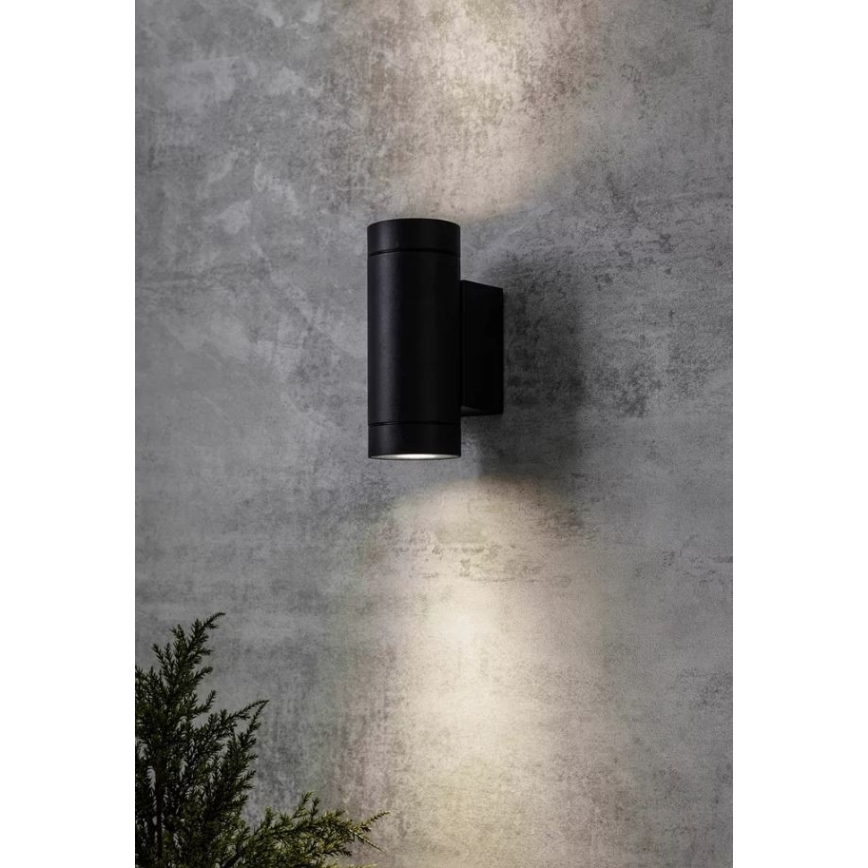 Markslöjd 107916 - Aplică perete exterior PIPE 2xGU10/35W/230V IP44