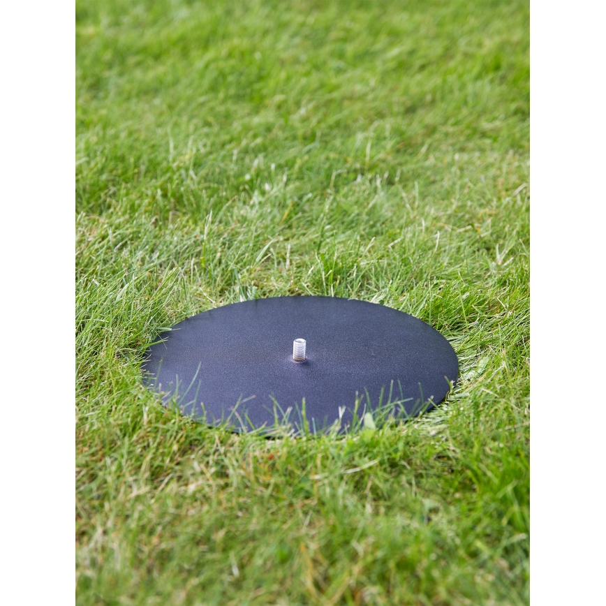 Markslöjd 107996 - Bază de montaj GARDEN24, Ø 25 cm, neagră