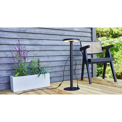 Markslöjd 108173 - Lampă LED de exterior GARDEN24 LED/5W/24V 96 cm IP44 neagră