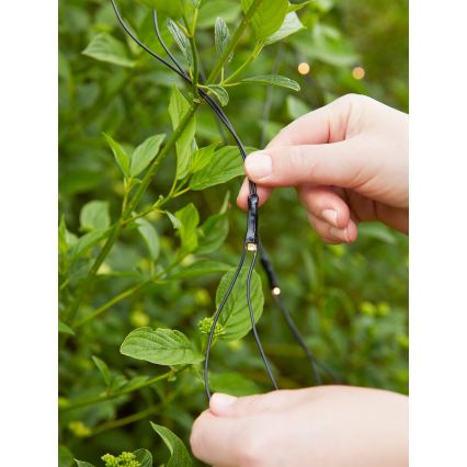Markslöjd 108178 - Perdea LED de Crăciun pentru exterior GARDEN24 160xLED/24V 2x2m alb cald