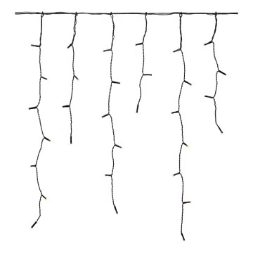 Markslöjd 108179 - Perdea luminoasă LED de exterior pentru Crăciun GARDEN24 160xLED/24V 3,1m alb cald