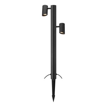 Markslöjd 108486 - Lampă LED de exterior GARDEN24 2xLED/6W/24V 99 cm IP44 neagră