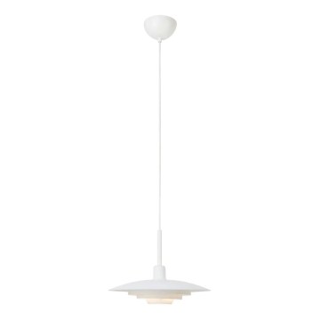 Markslöjd 108874 - Pendul pe cablu PINY 1xE27/60W/230V Ø 35 cm alb