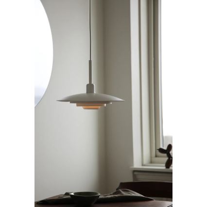 Markslöjd 108874 - Pendul pe cablu PINY 1xE27/60W/230V Ø 35 cm alb