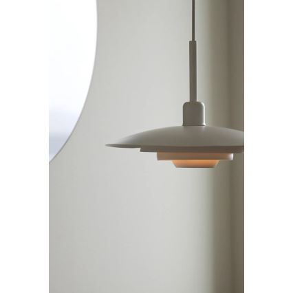 Markslöjd 108874 - Pendul pe cablu PINY 1xE27/60W/230V Ø 35 cm alb