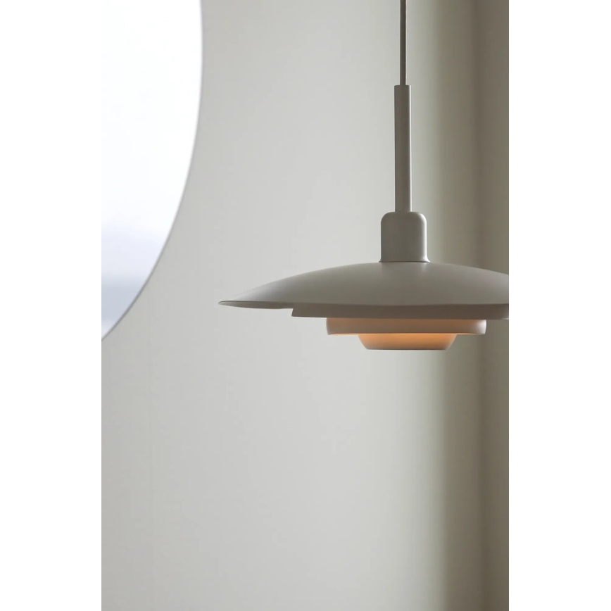 Markslöjd 108874 - Pendul pe cablu PINY 1xE27/60W/230V Ø 35 cm alb
