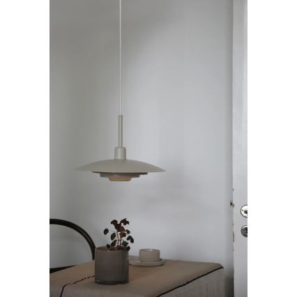Markslöjd 108875 - Lustră suspendată pe cablu PINY 1xE27/60W/230V diametru 35 cm bej