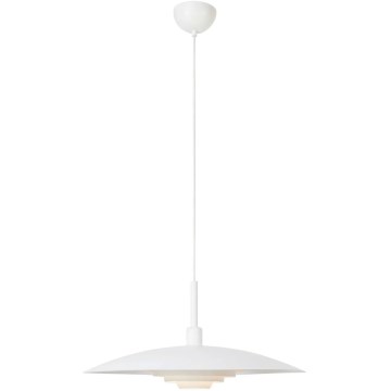 Markslöjd 108876 - Lustru suspendat pe cablu PINY 1xE27/60W/230V Ø 57 cm alb
