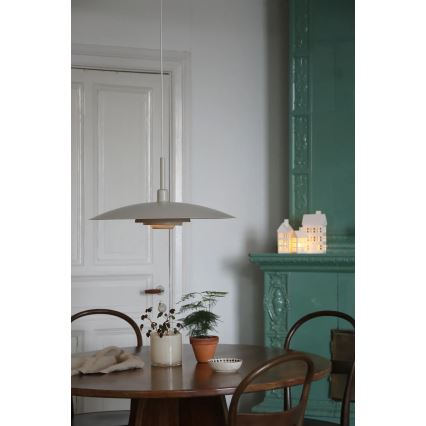 Markslöjd 108877 - Lustru suspendat pe cablu PINY 1xE27/60W/230V diam. 57 cm bej