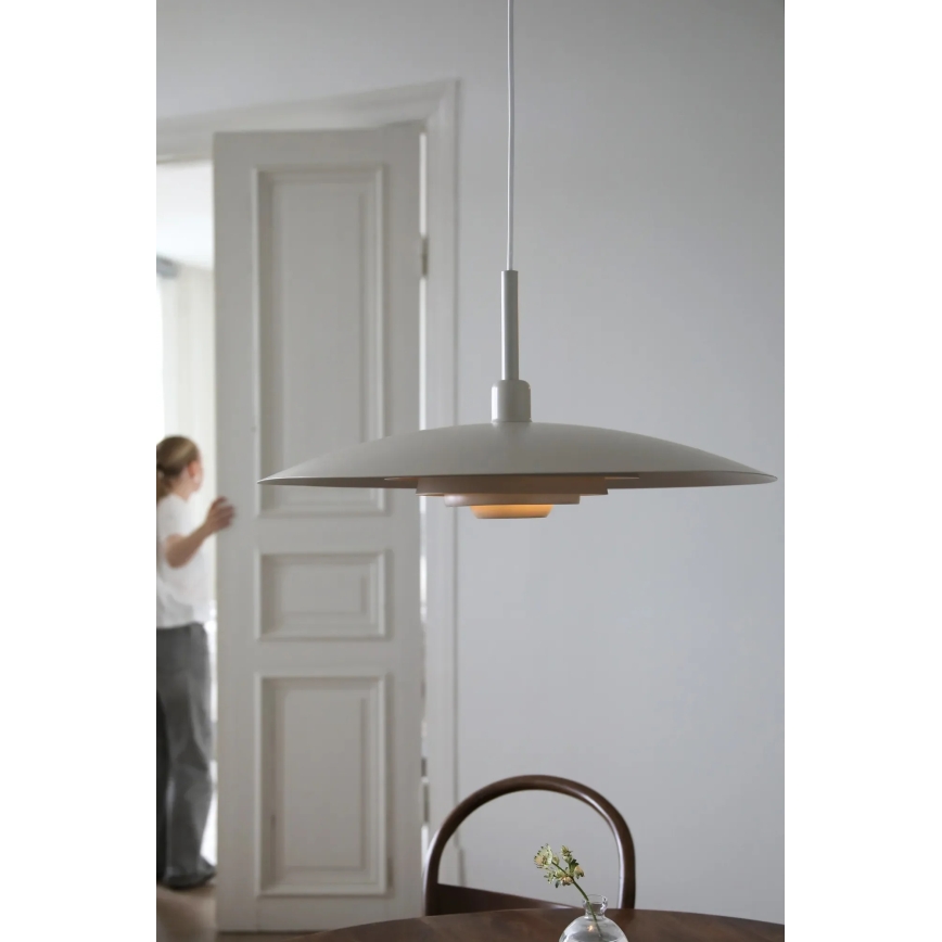 Markslöjd 108877 - Lustru suspendat pe cablu PINY 1xE27/60W/230V diam. 57 cm bej