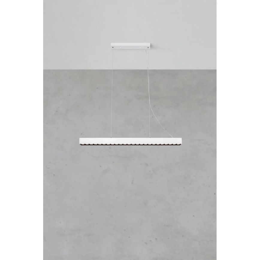 Markslöjd 108892 - Lustra LED reglabilă suspendată pe cablu PLANO LED/38W/230V albă