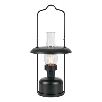 Markslöjd 108893 - Lampă de masă LED reîncărcabilă de exterior FANOS, reglabilă, 2,5W/3,7V, 4000 mAh, IP44, negru