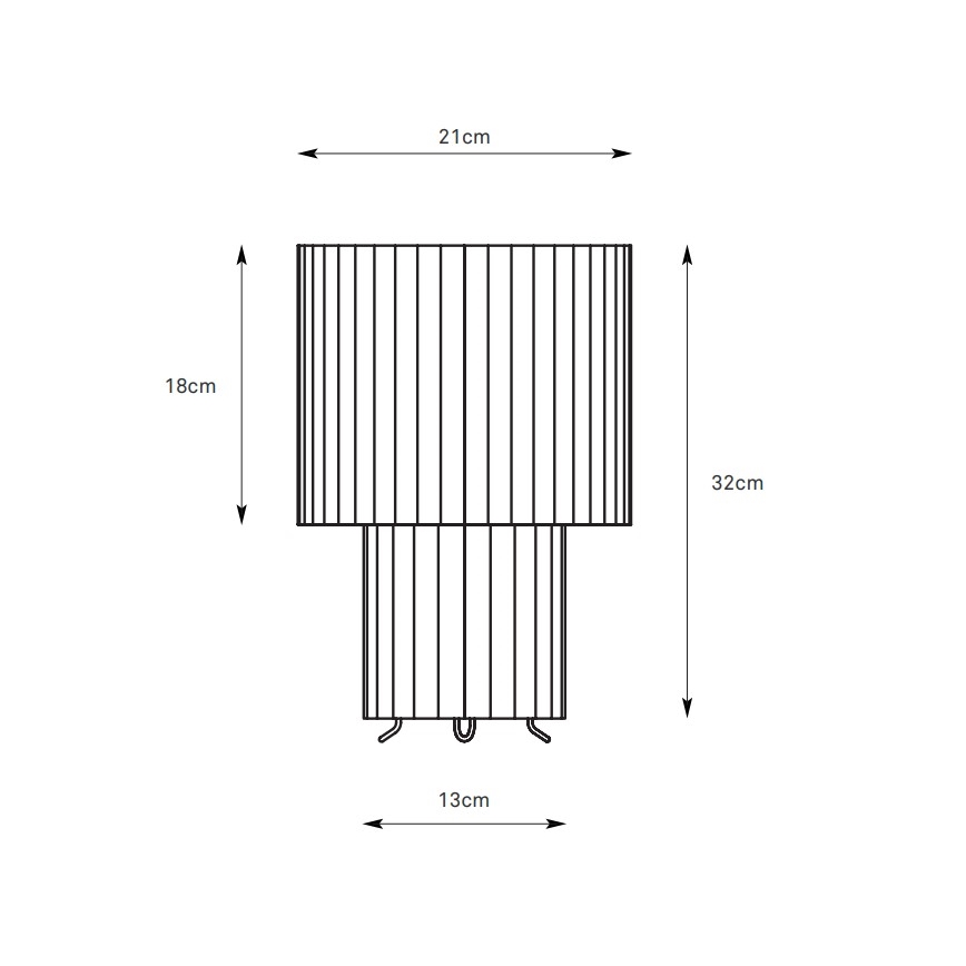 Markslöjd 108895 - Lampă de birou CATIS, 1xE27/60W/230V, 32 cm, alb