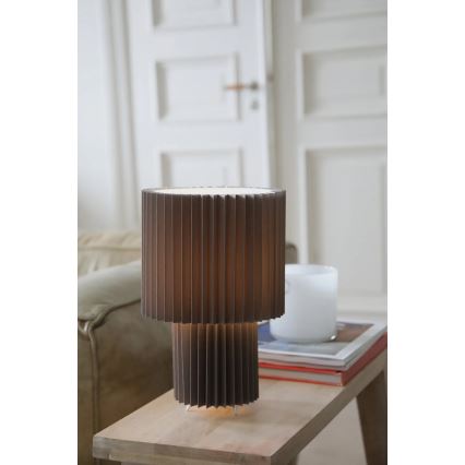 Markslöjd 108896 - Lampă de masă CATIS 1xE27/60W/230V, 32 cm, gri