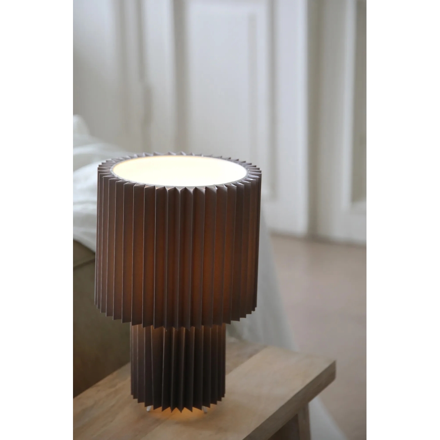 Markslöjd 108896 - Lampă de masă CATIS 1xE27/60W/230V, 32 cm, gri