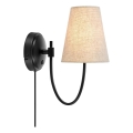 Markslöjd 108907 - Aplica de perete AMAR 1xE14/40W/230V bej/negru