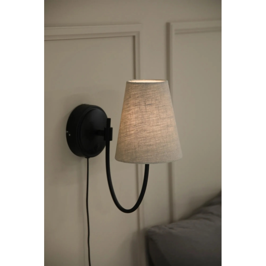 Markslöjd 108907 - Lampă de perete AMAR 1xE14/40W/230V in/negru