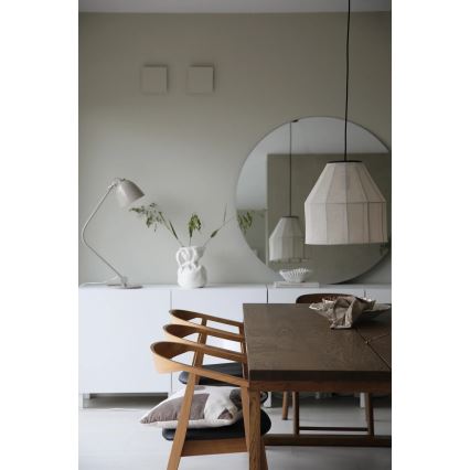 Markslöjd 108956 - Lustră suspendată pe cablu AIKO 1xE27/60W/230V Diam. 37 cm crem/negru