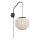 Markslöjd 108957 - Aplica de perete ASUKA 1xE27/60W/230V crem/negru