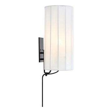 Markslöjd 108960 - Lampă de perete HIKARI 1xE27/60W/230V alb/negru