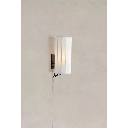 Markslöjd 108960 - Lampă de perete HIKARI 1xE27/60W/230V alb/negru