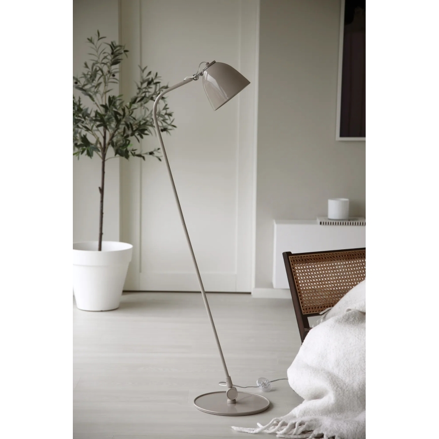 Markslöjd 108966 - Lampă de podea TILT 1xE27/60W/230V gri