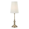Markslöjd 108969 - Lampă de masă NOBLE 1xE14/40W/230V 56 cm albă/alamă