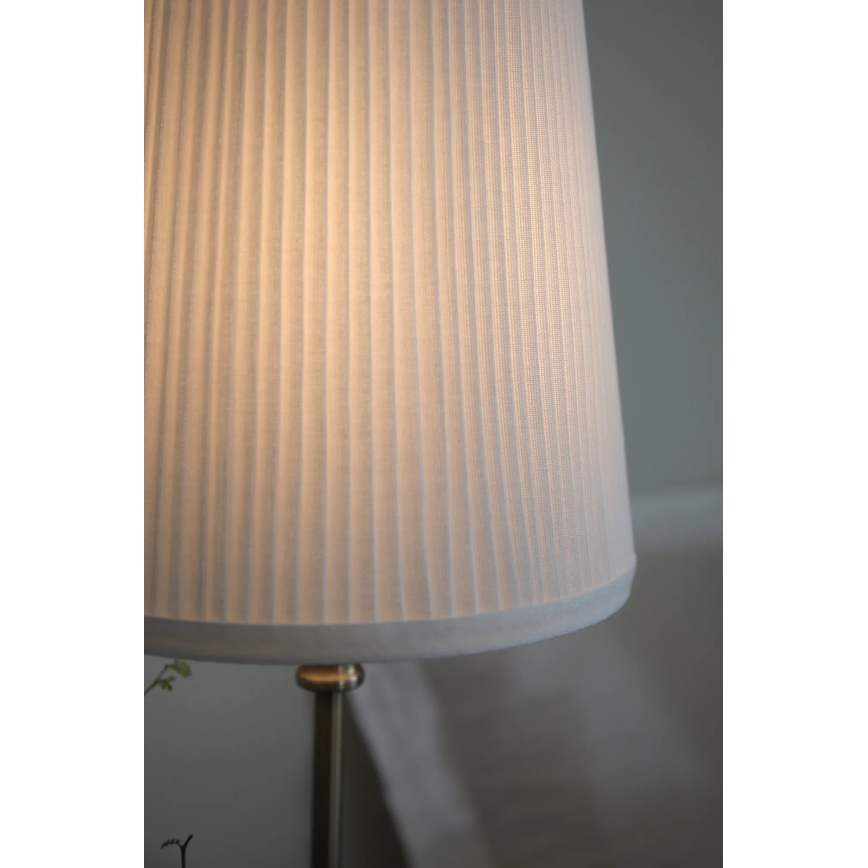 Markslöjd 108969 - Lampă de masă NOBLE 1xE14/40W/230V 56 cm albă/alamă