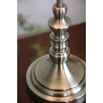 Markslöjd 108970 - Lampă de masă NOBLE 1xE14/40W/230V 66 cm alb/alamă