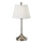 Markslöjd 108973 - Lampă de masă OXFORD 1xE14/40W/230V alb/alamă