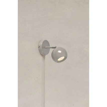 Markslöjd 108983 - Aplică de perete POP cu spot 1xGU10/7W/230V, gri
