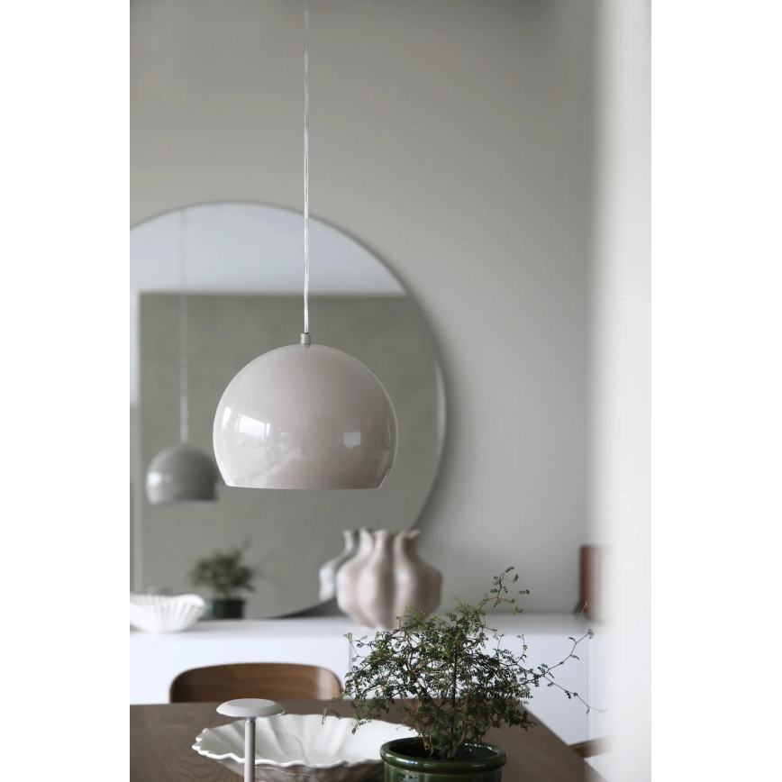Markslöjd 108986 - Lustra suspendată pe cablu POP 1xE27/40W/230V, diam. 28 cm, gri