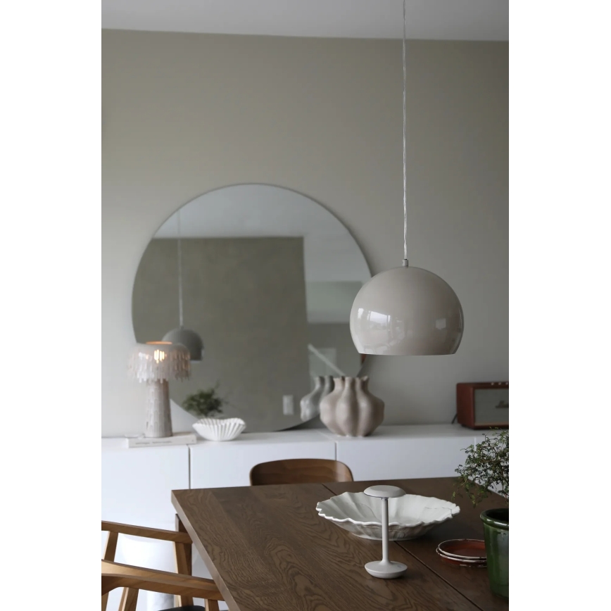 Markslöjd 108986 - Lustra suspendată pe cablu POP 1xE27/40W/230V, diam. 28 cm, gri