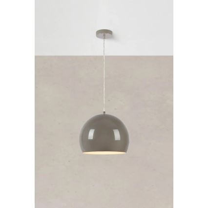 Markslöjd 108986 - Lustra suspendată pe cablu POP 1xE27/40W/230V, diam. 28 cm, gri