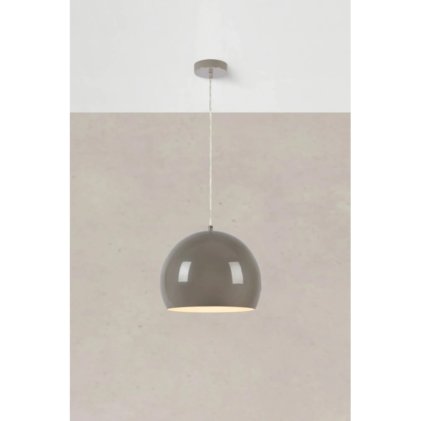 Markslöjd 108986 - Lustra suspendată pe cablu POP 1xE27/40W/230V, diam. 28 cm, gri