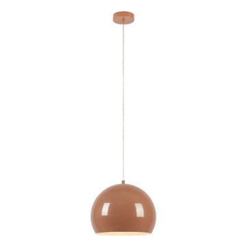 Markslöjd 108987 - Lustru suspendat pe cablu POP 1xE27/40W/230V, diam. 28 cm, maro