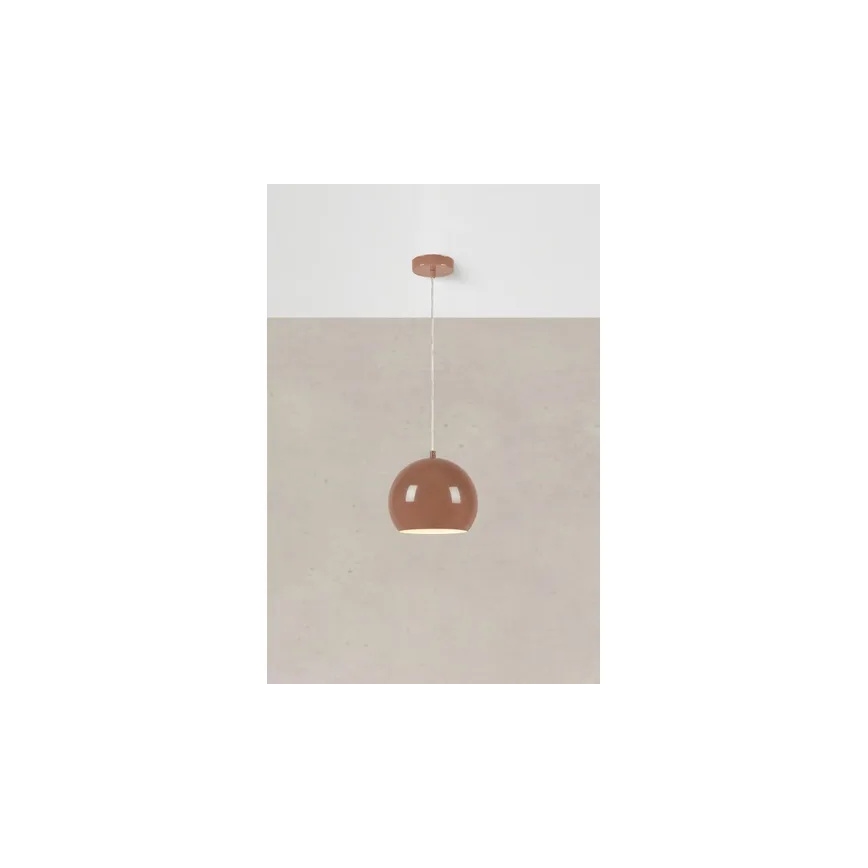 Markslöjd 108990 - Pendul pe cablu POP, 1x GU10/7W/230V, Ø 20 cm, maro